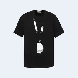 메종 마르지엘라 백 스테이지 패스 티셔츠 블랙